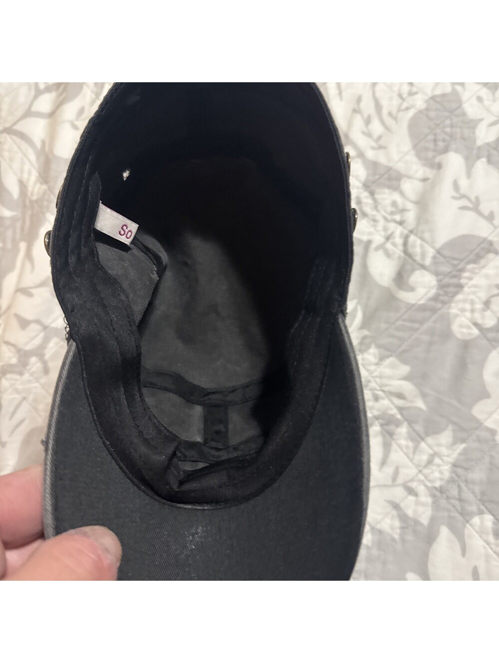 Distressed Grey Hat - Picture 6 of 9